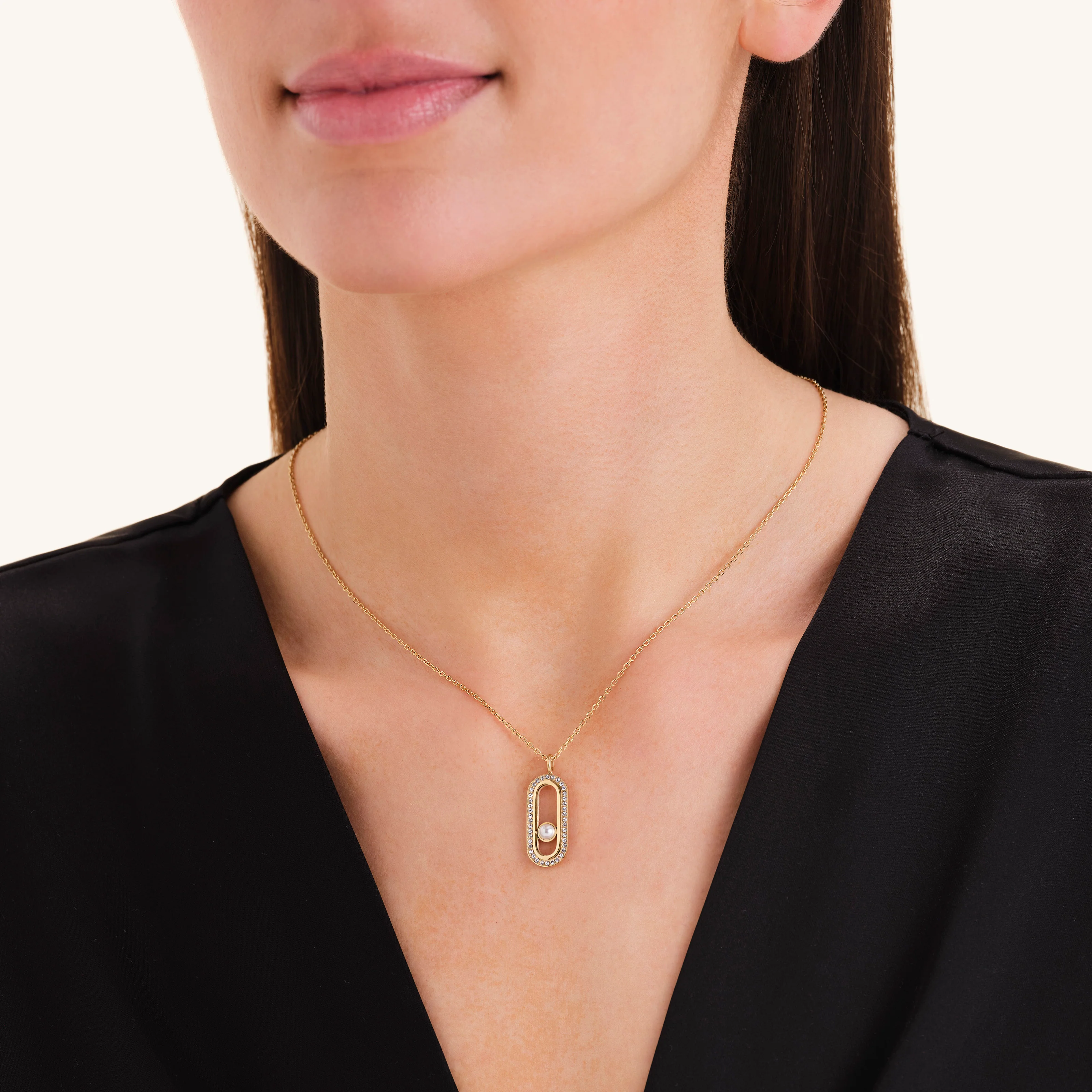 Pearl Crystals Necklace - Image 2