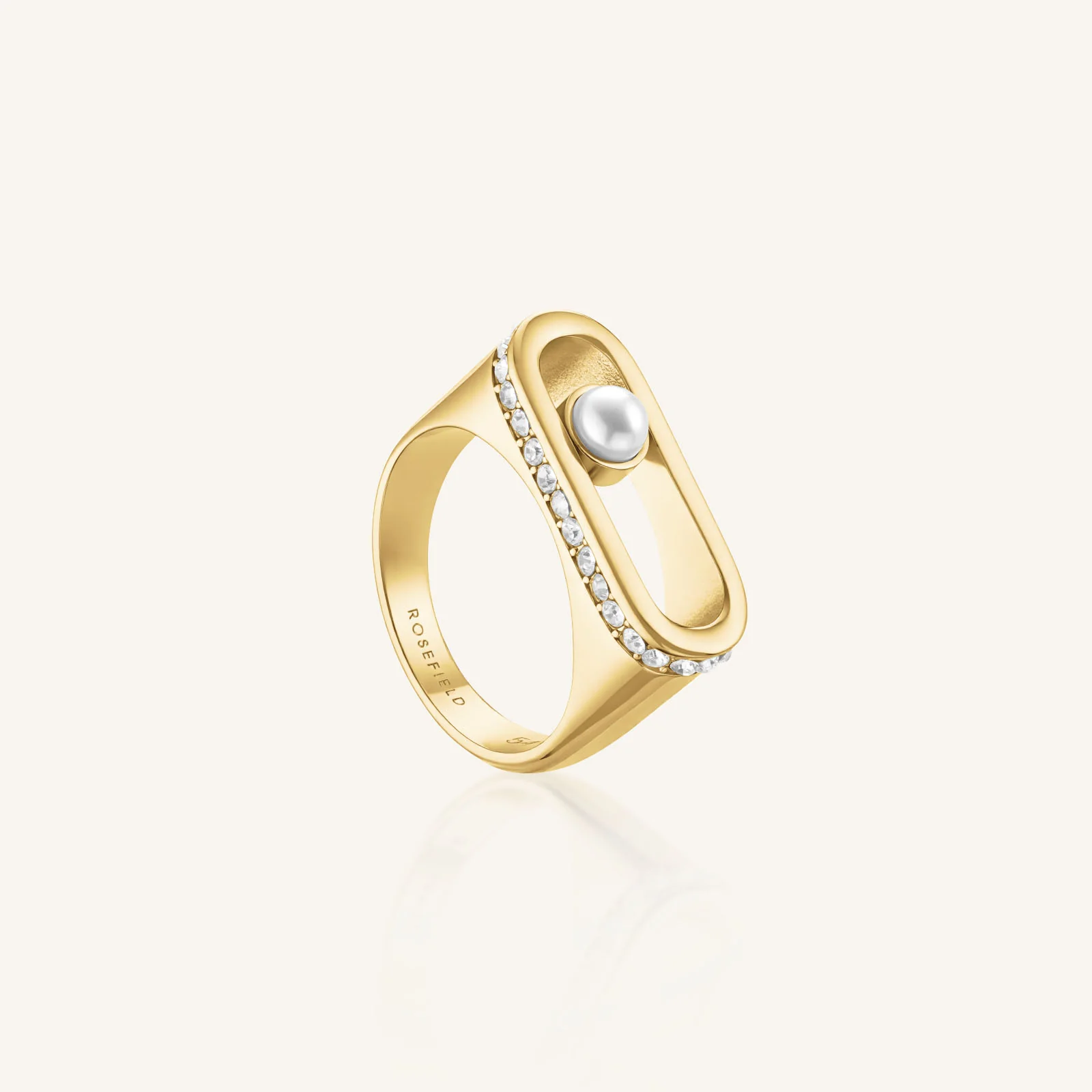 Pearl Crystals Ring