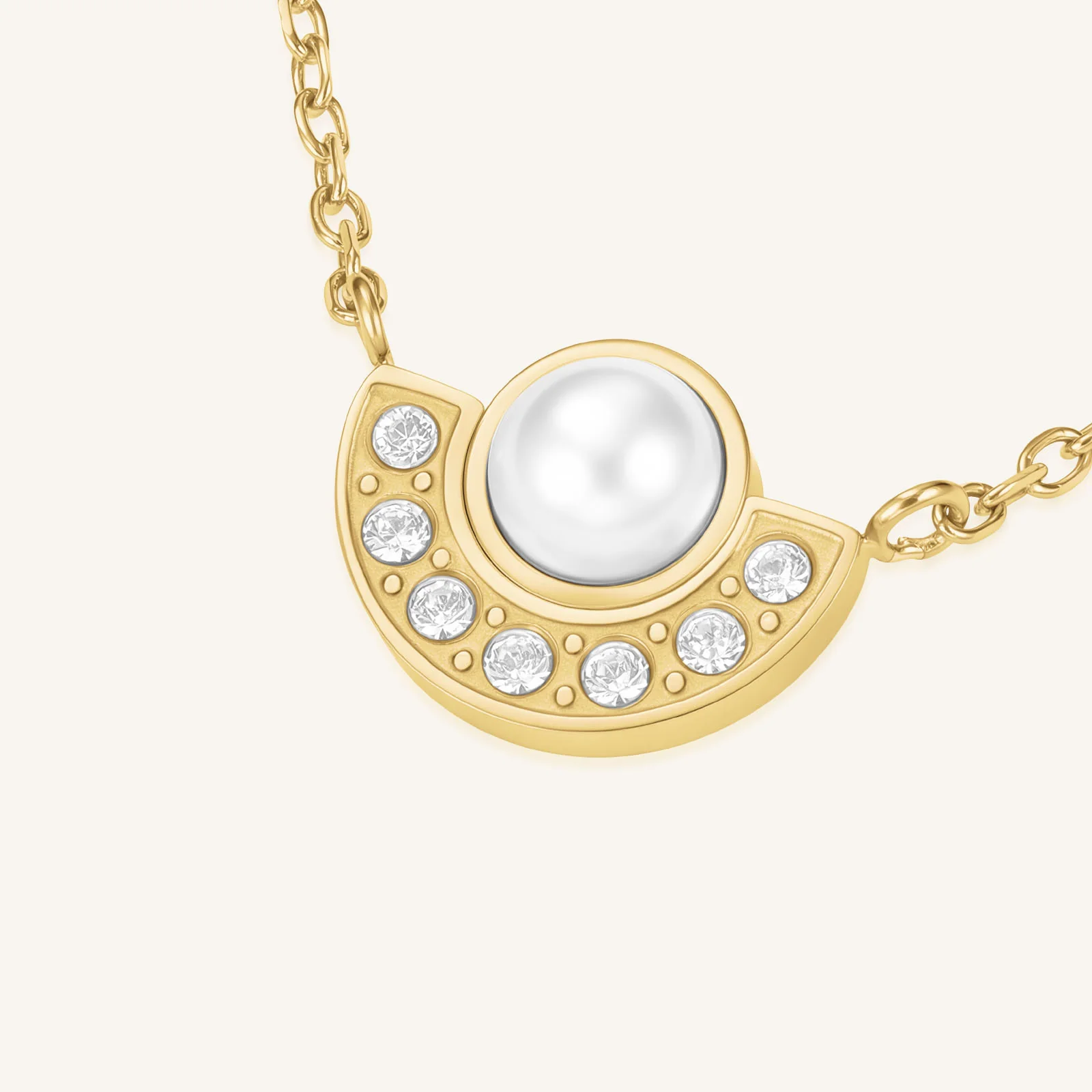 Pearl Halo Necklace - Image 3