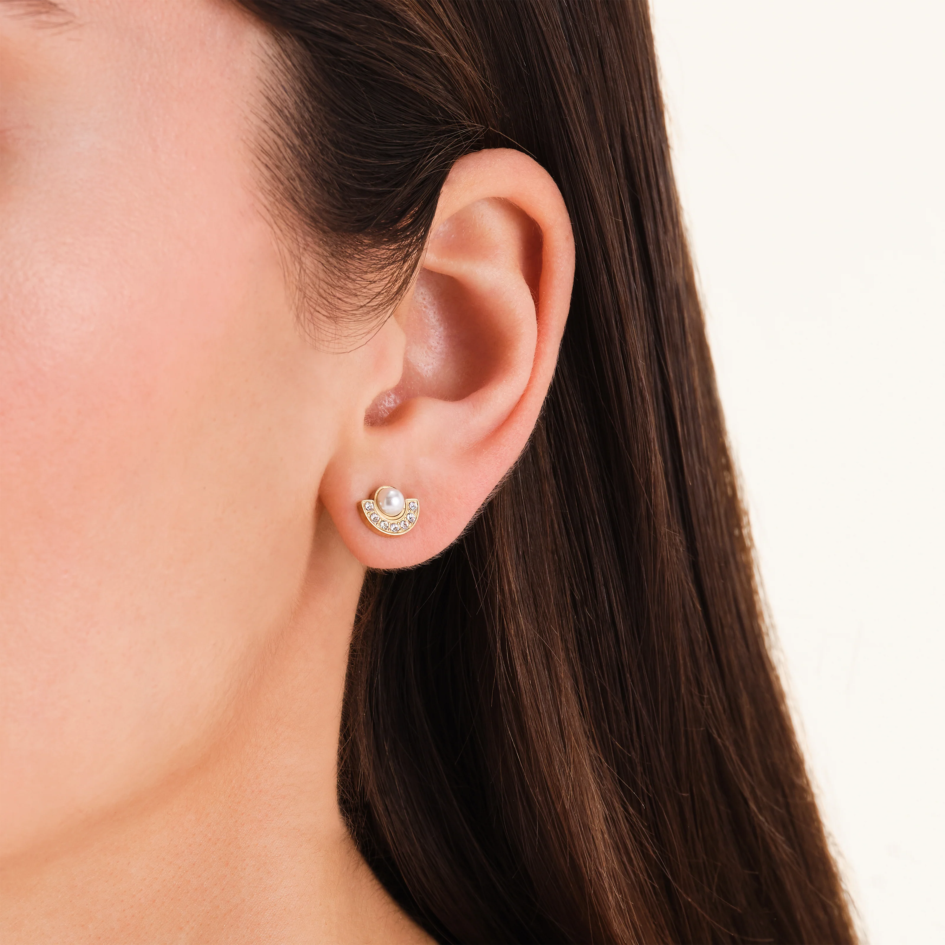 Pearl Halo Studs - Image 2