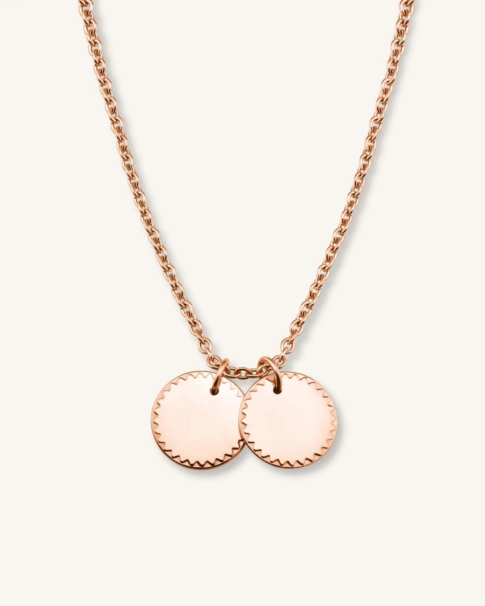 2 Coin Charm Necklace - Image 2