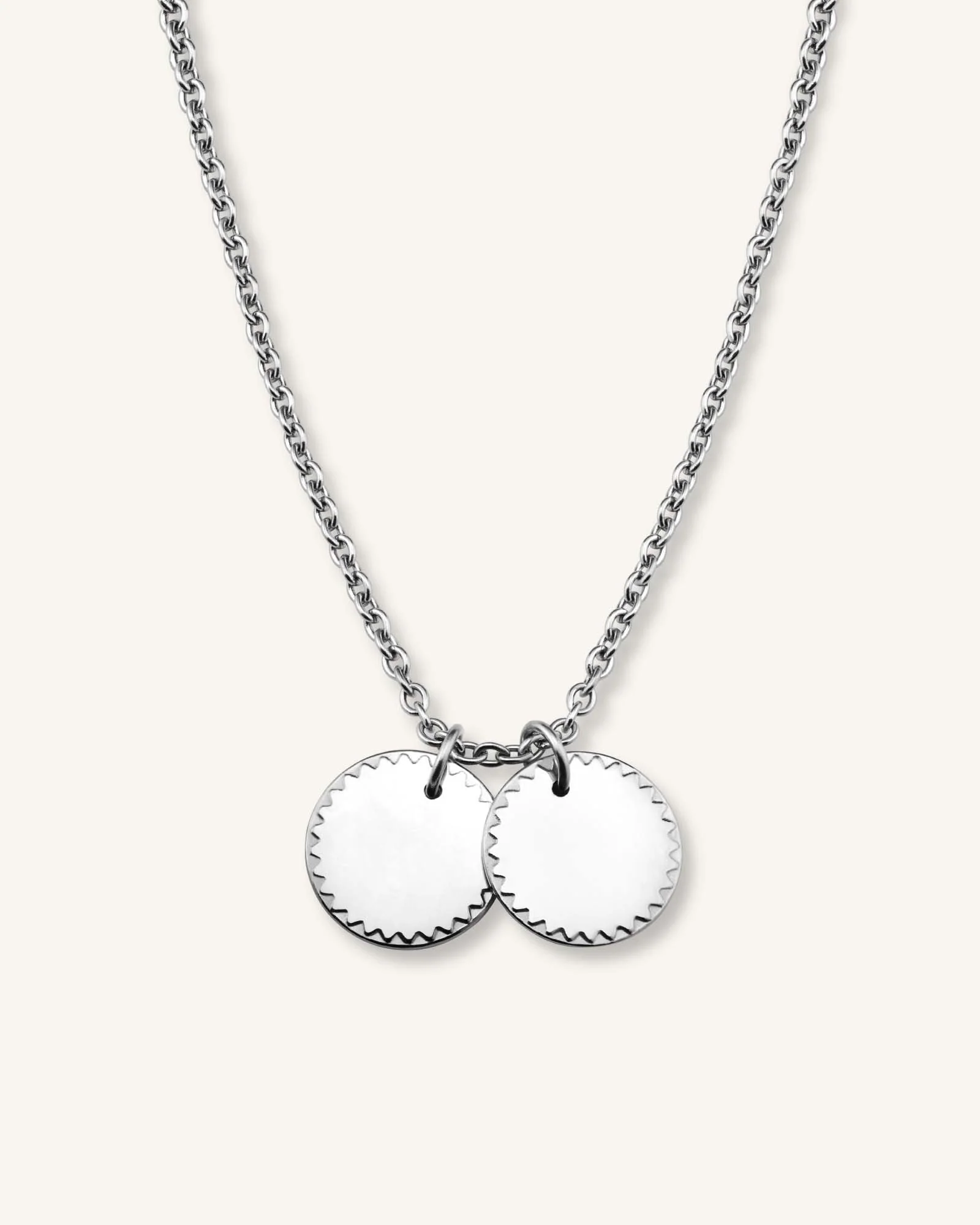 2 Coin Charm Necklace - Image 3