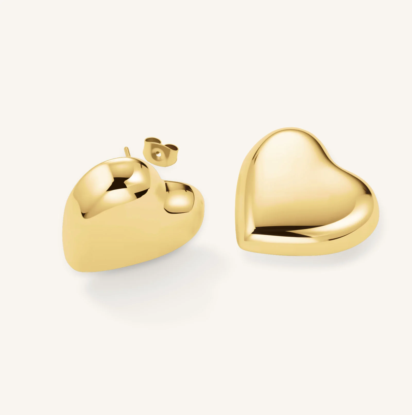 Puffy Heart Studs - Image 3