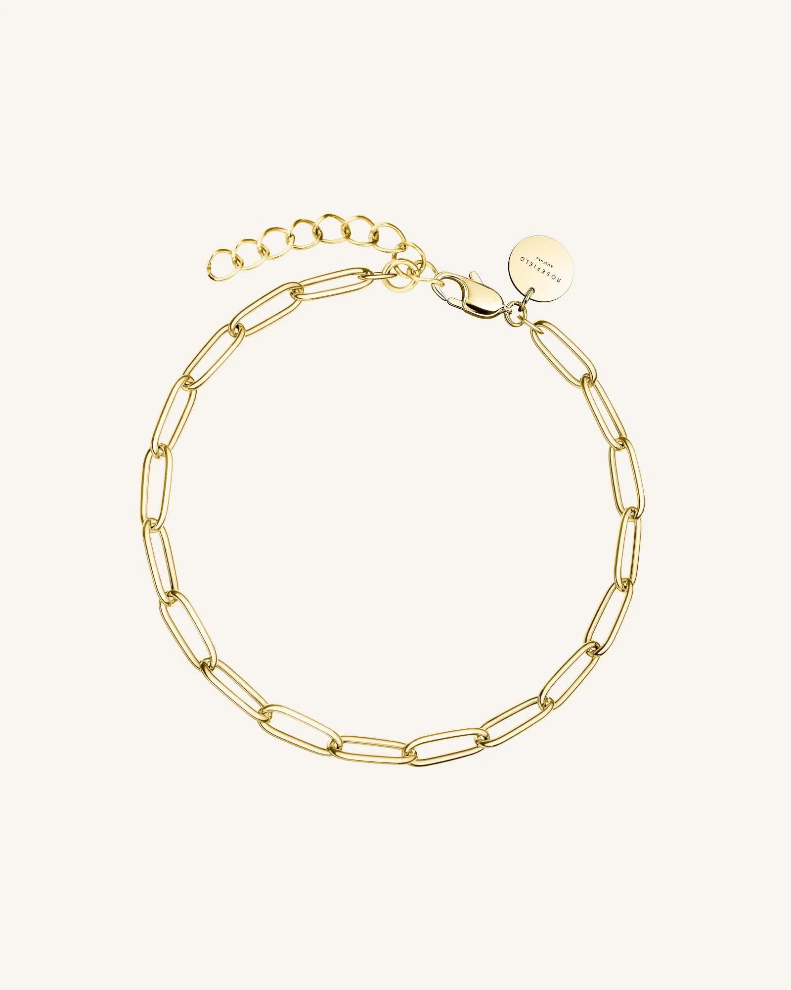 Rectangular chain bracelet
