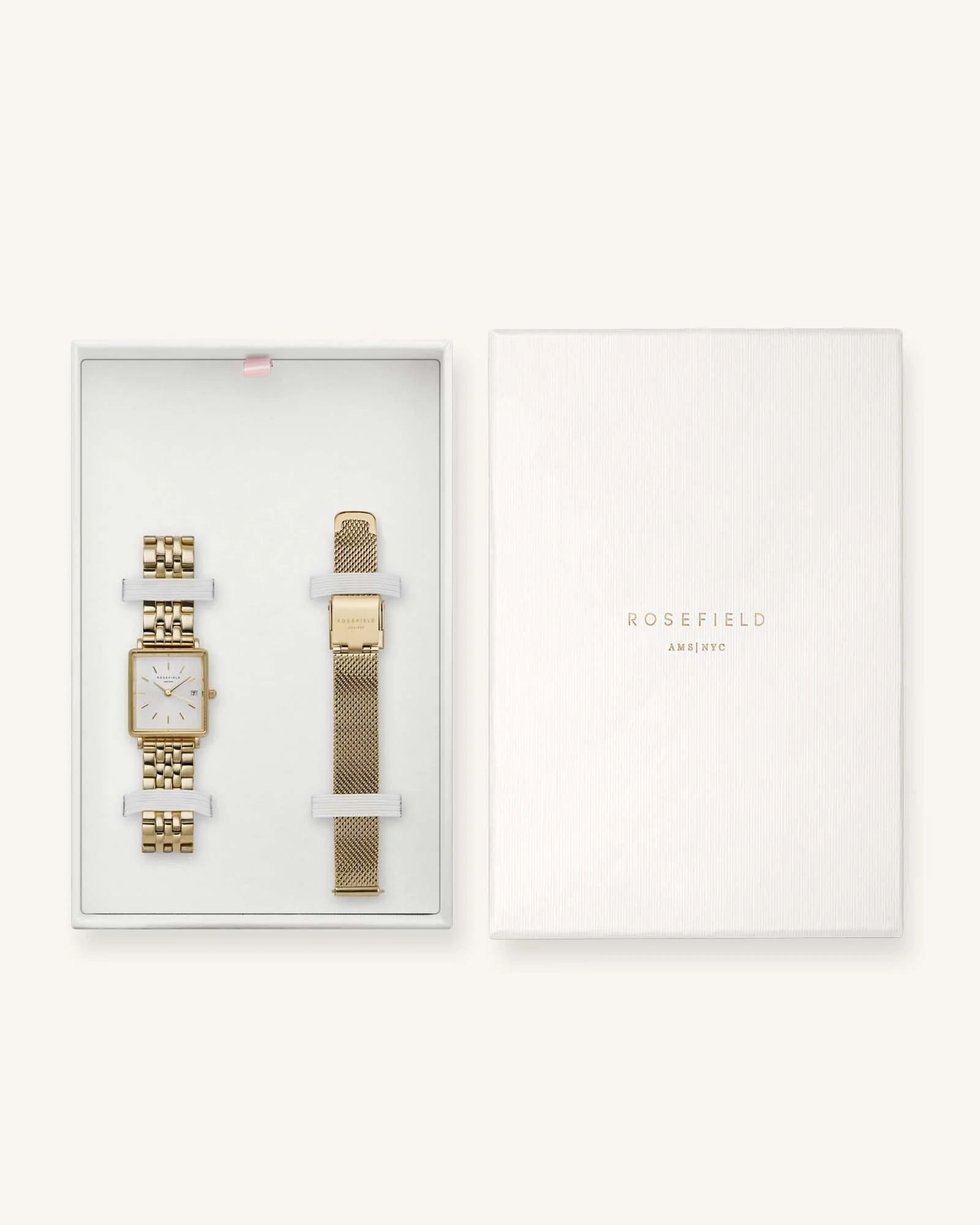 Boxy XS Gold + Strap Gift Set
