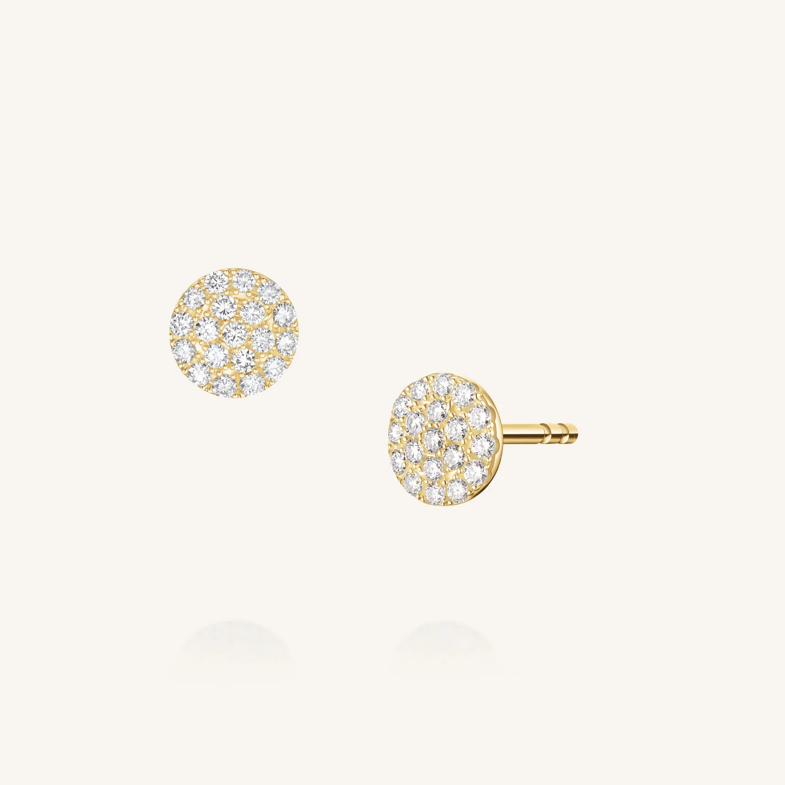 Round Pave Studs