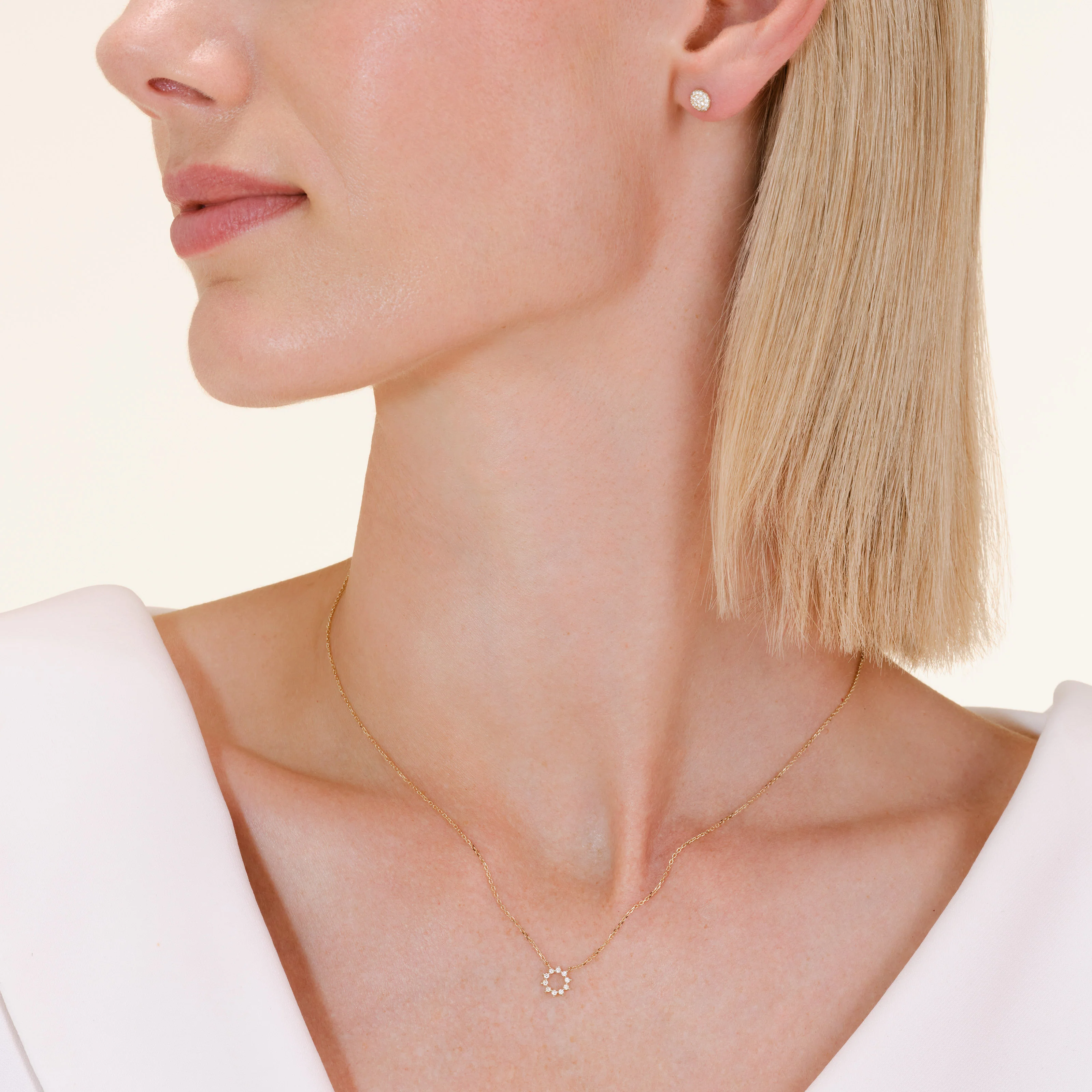 Round Pave Studs - Image 2
