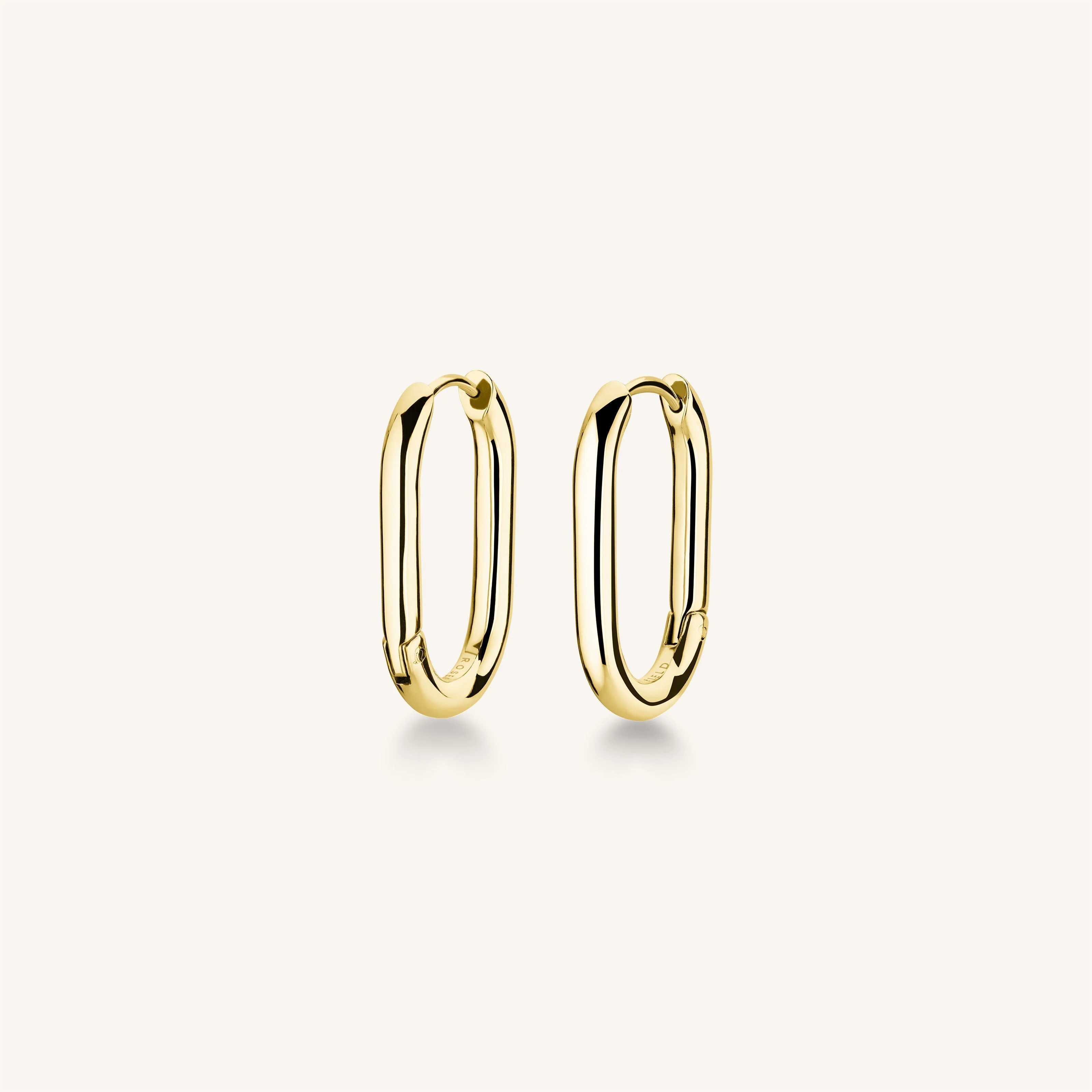Small Oval Hoops