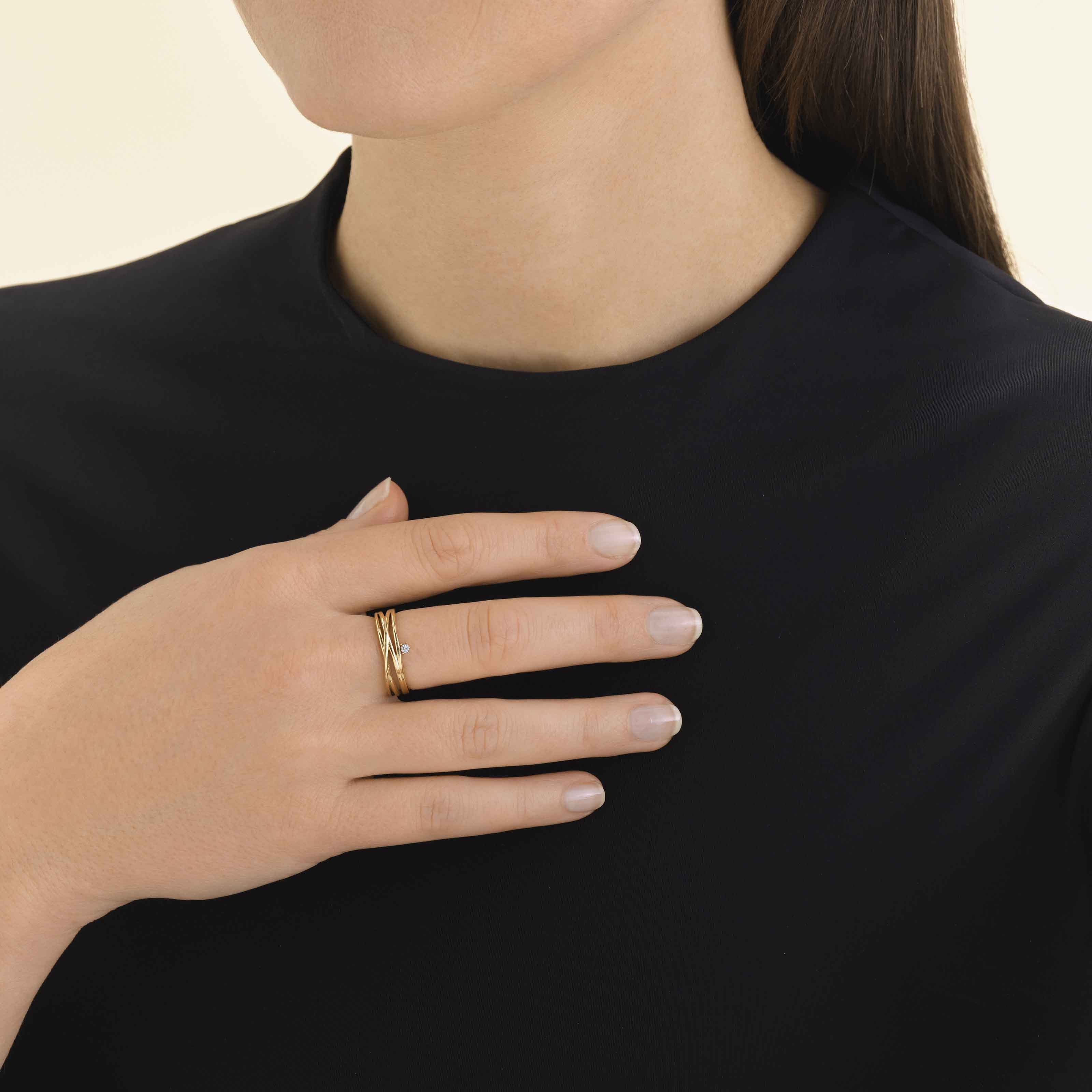 Spiral Chaton Ring - Image 2