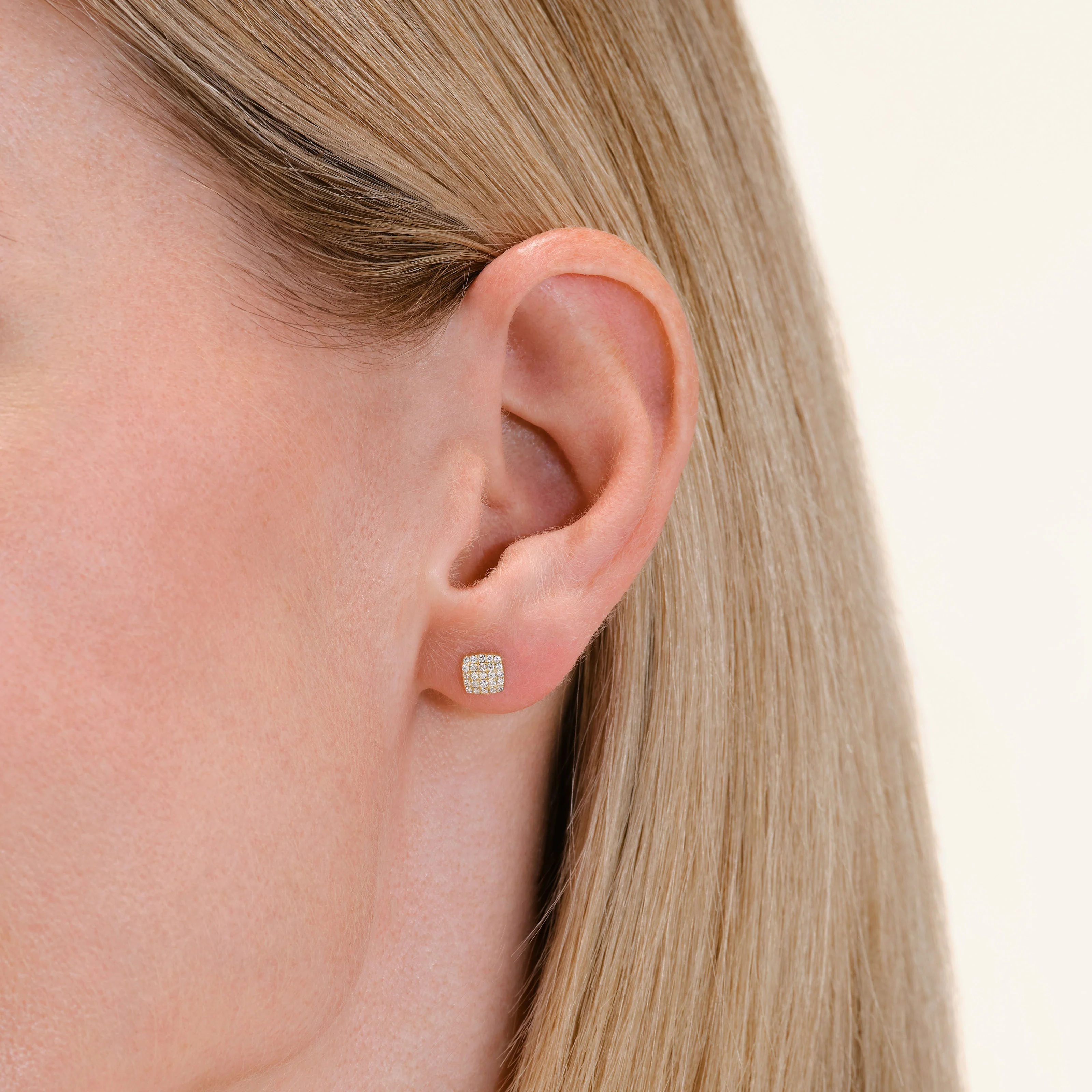 Square Pave Studs - Image 2
