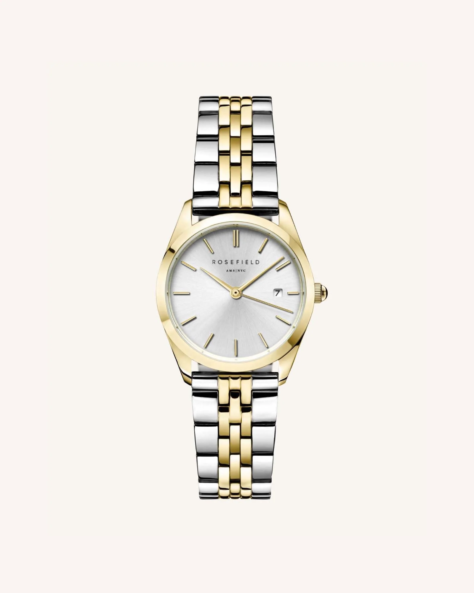 Steel Silver Gold Tapered Strap - Image 2