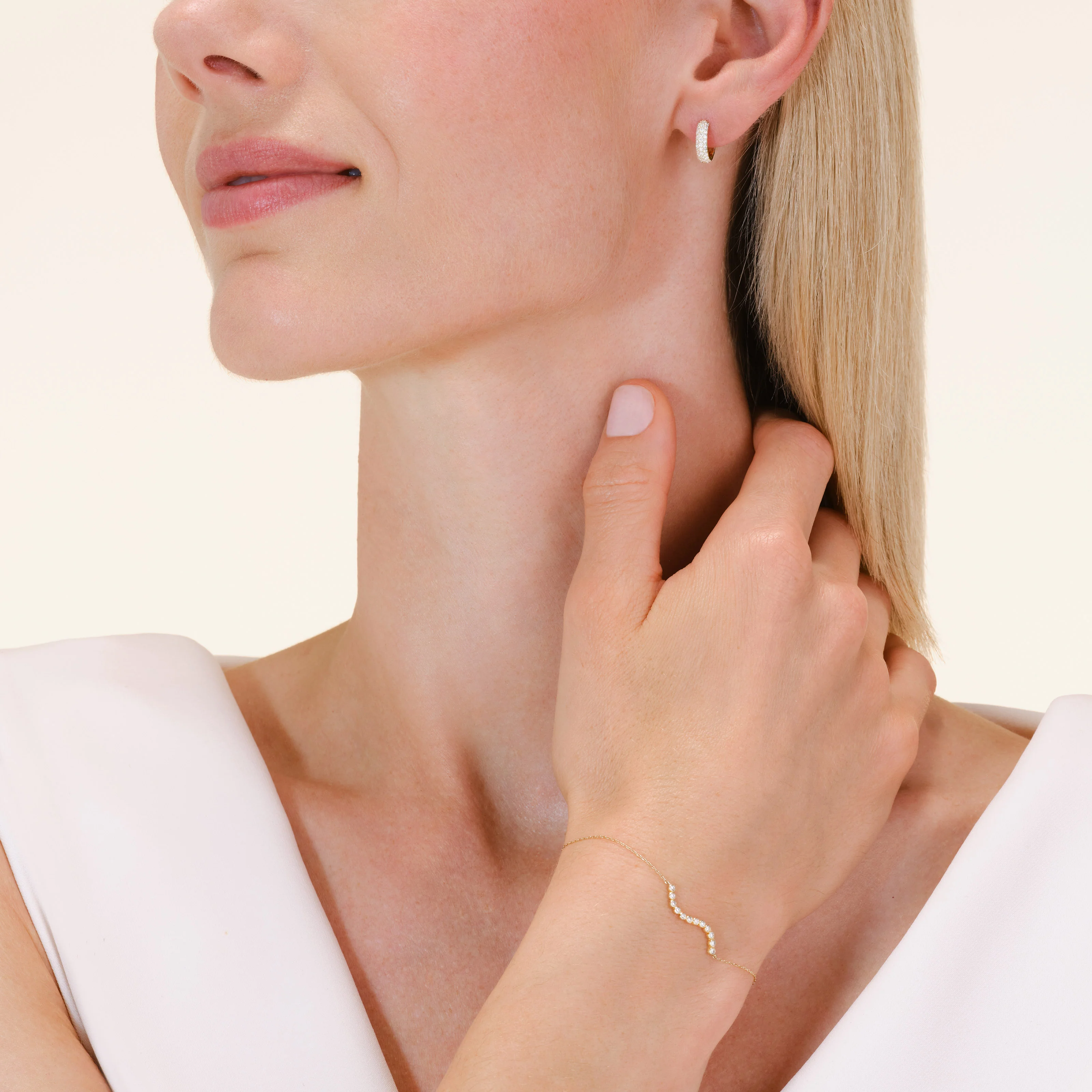 Stellar Pave Hoops - Image 2