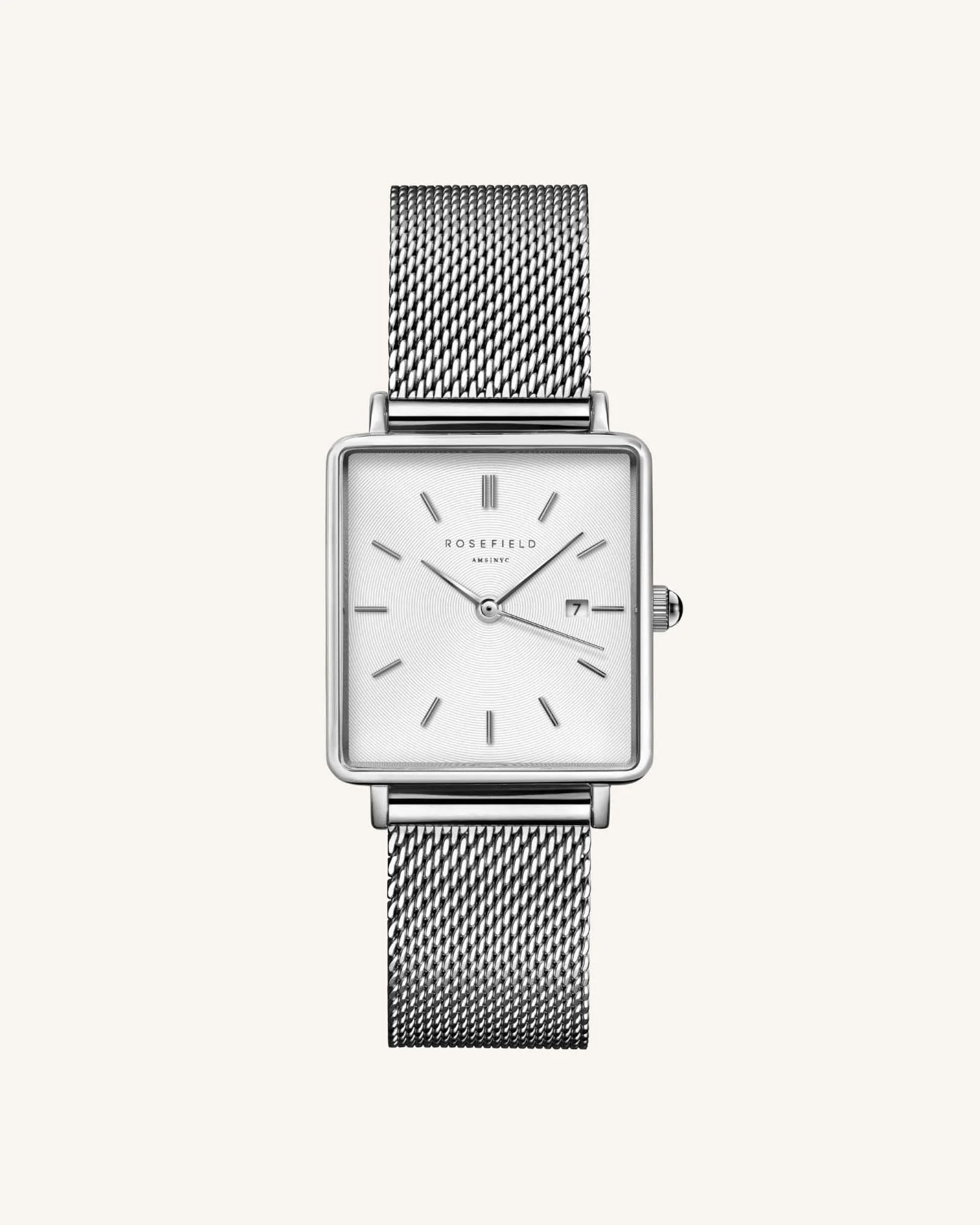 Boxy Silver Mesh