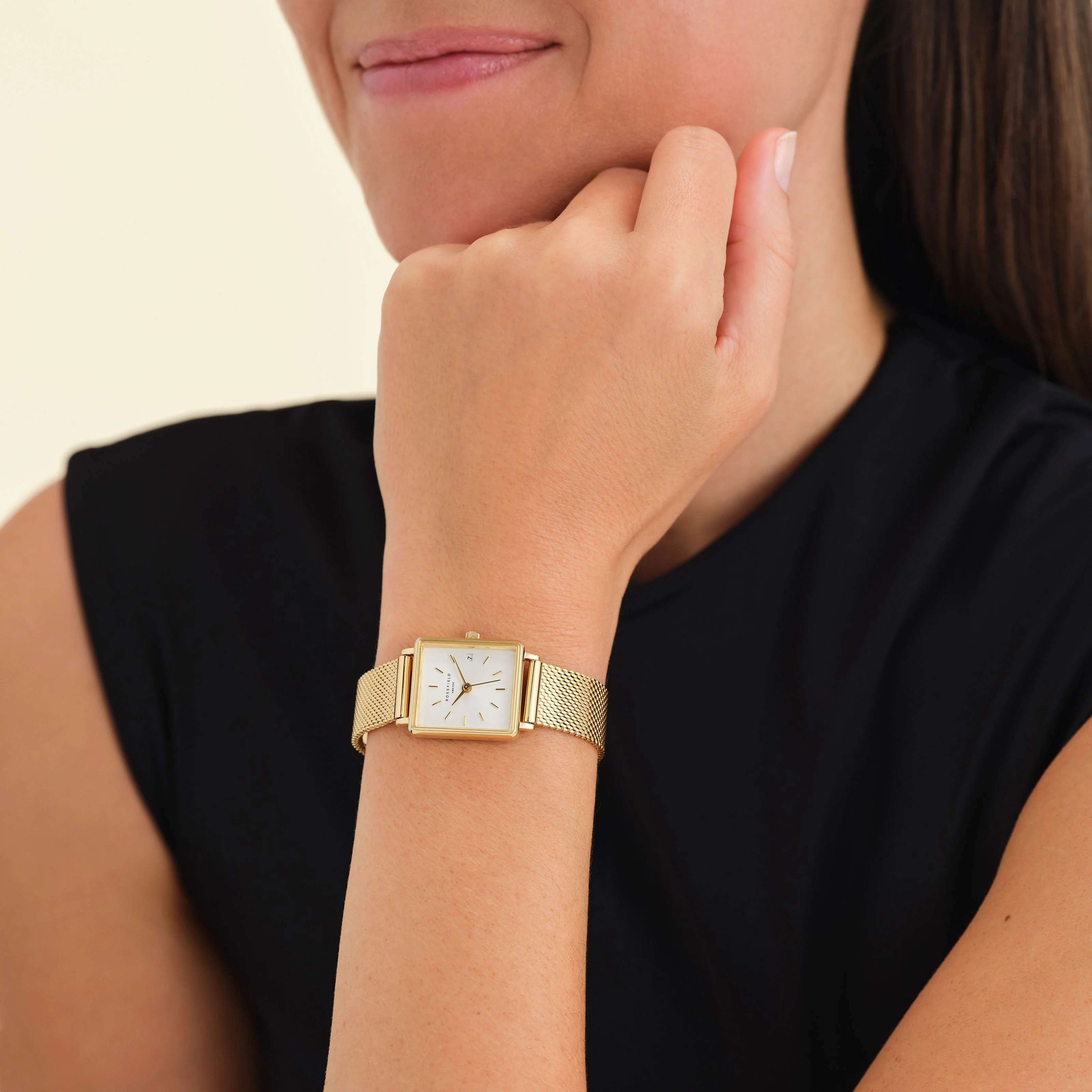 Boxy XS Gold Mesh - Engraved - Image 3