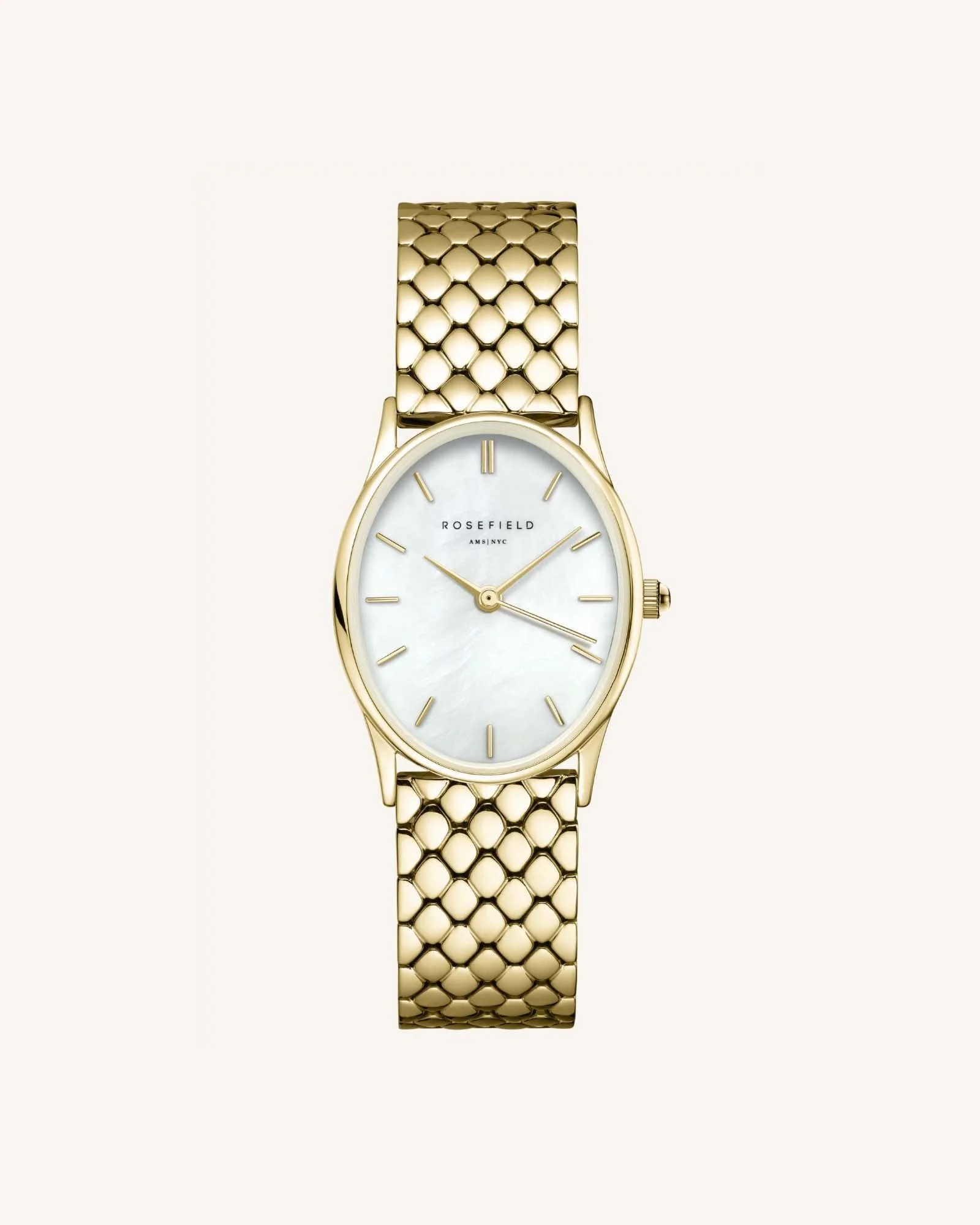 The Oval Gold Steel Strap - Image 2