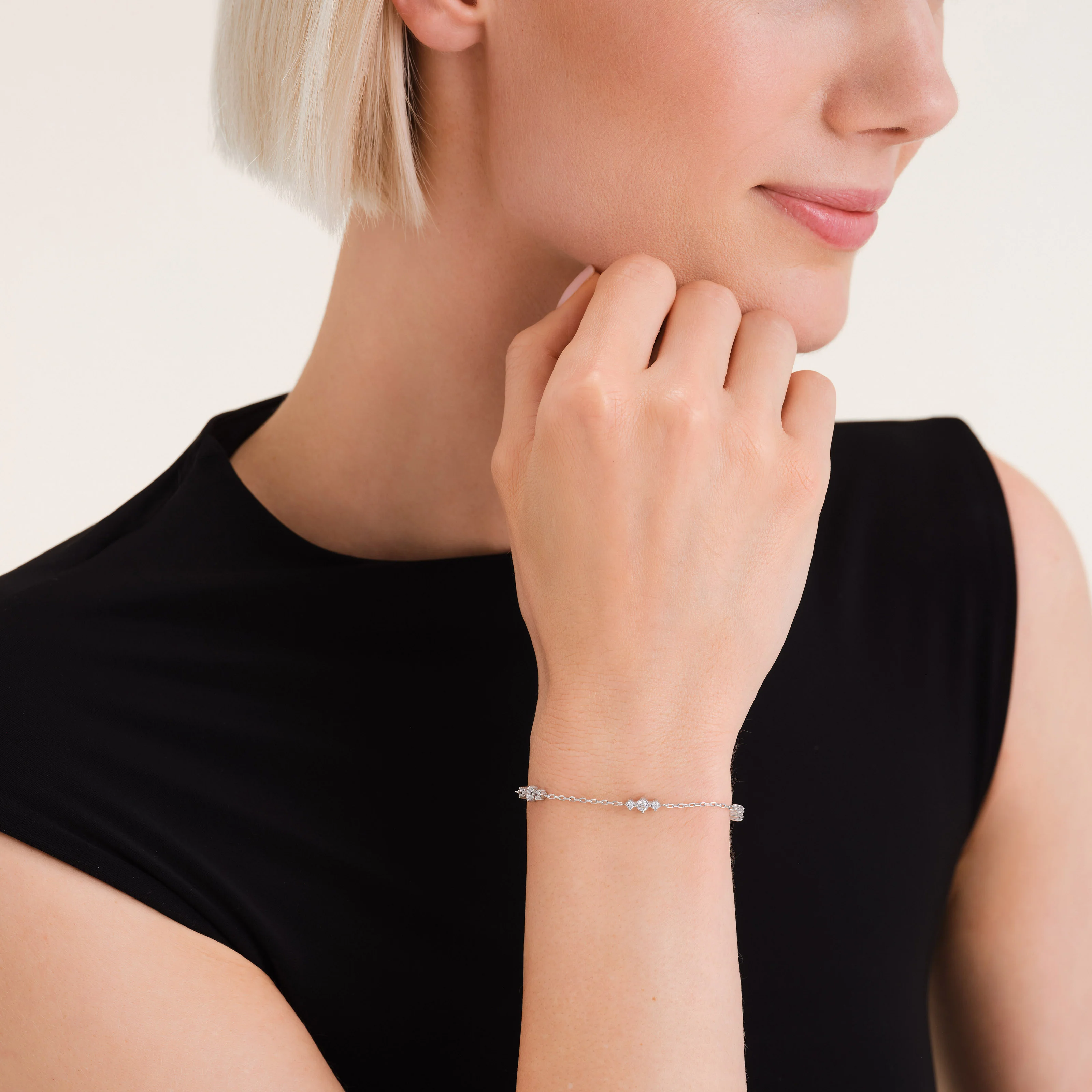 Triple Stones Bracelet - Image 2