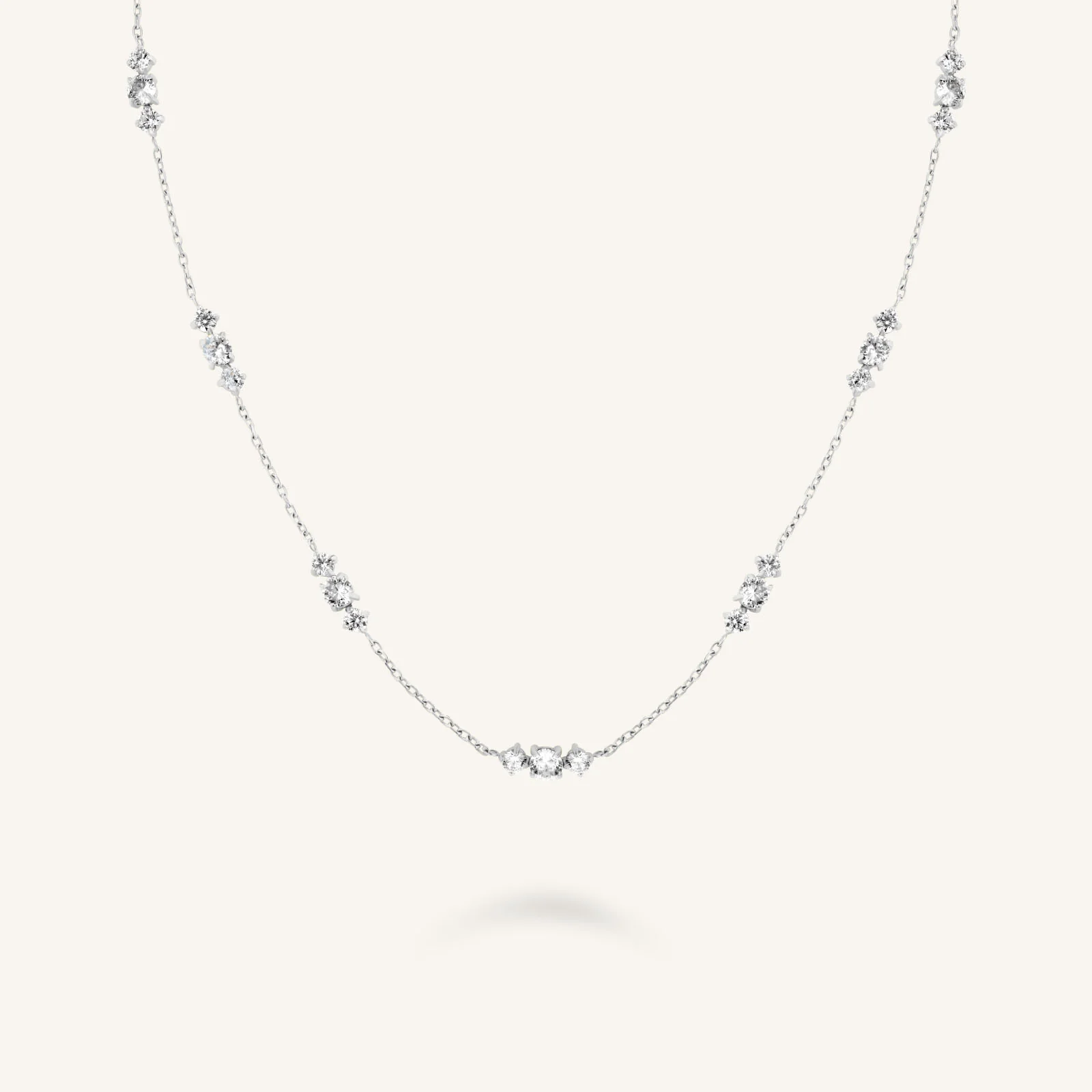 Triple Stones Necklace - Image 5