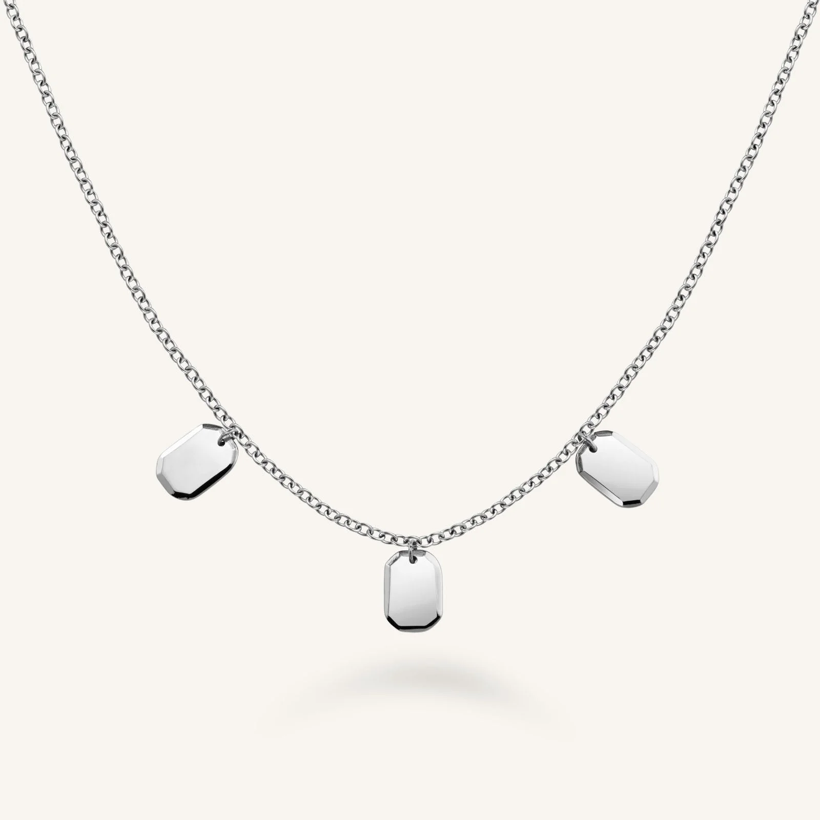 Triple Octagon Necklace