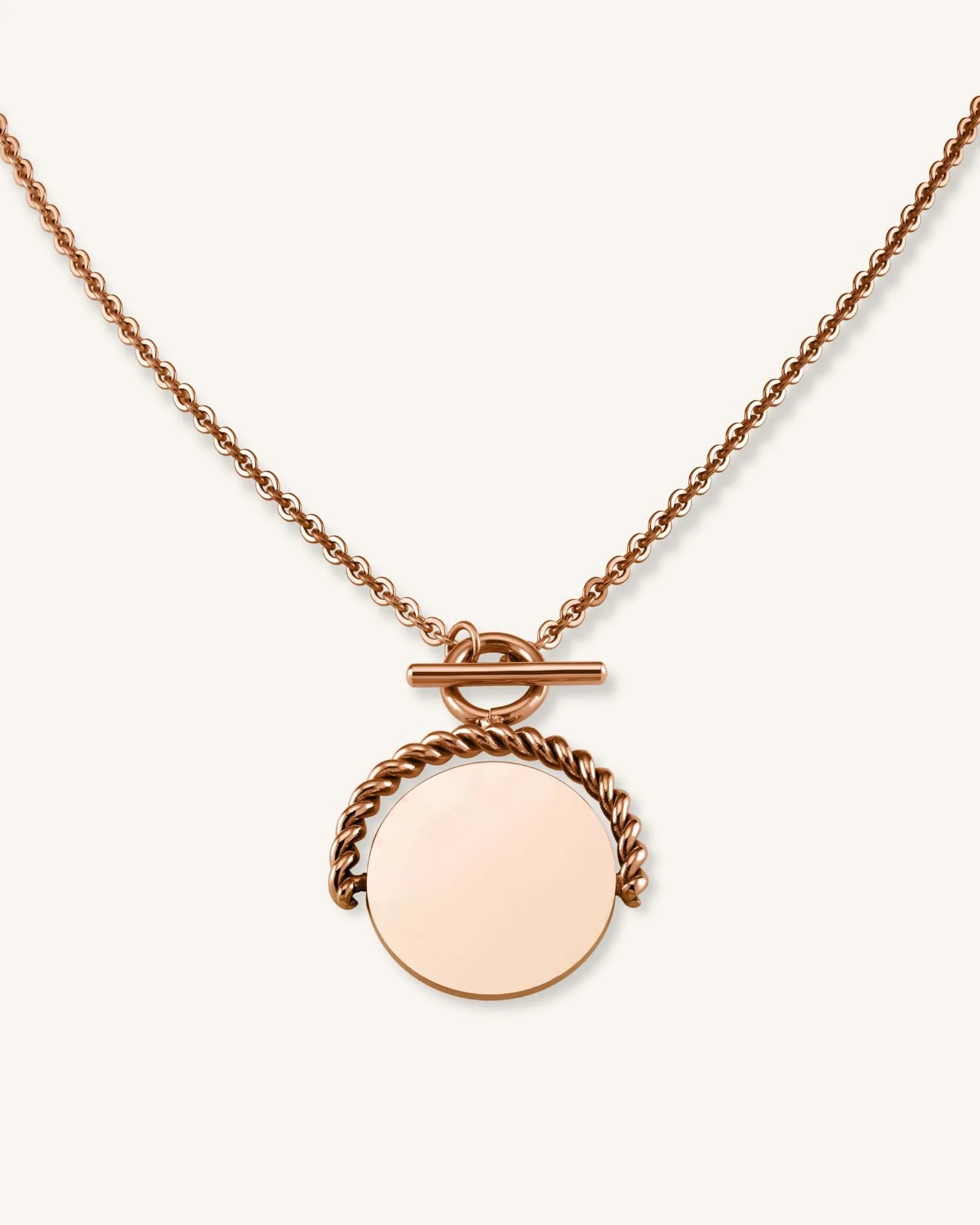Twisting Coin Necklace - Image 3